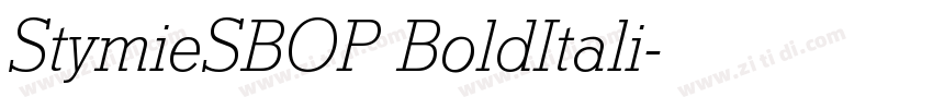 StymieSBOP BoldItali字体转换 StymieSBOP BoldItali字体转换